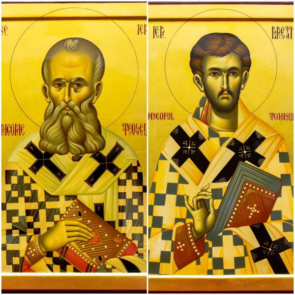 Sf. Ier. Grigorie Teologul, arhiepiscopul Constantinopolului; Sf. Ier. Bretanion, episcopul Tomisului