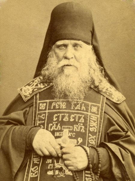 Sfântul Anatolie cel Bătrân de la Optina (1824 - 1894) - foto preluat de pe sfintisiicoane.wordpress.com