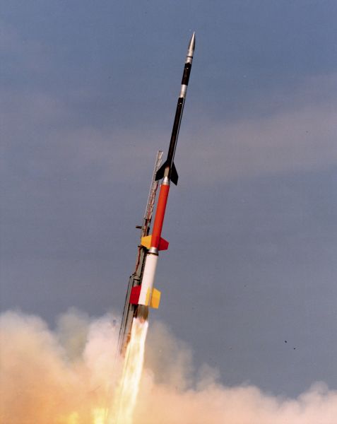 O rachetă Black Brant XII similară cu cea implicată în incident - foto preluat de pe en.wikipedia.org