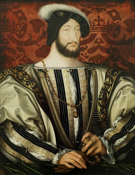 Francisc I al Franței (1494 - 1547) portret de Jean Clouet , c. 1527–30 - foto preluat de pe en.wikipedia.org