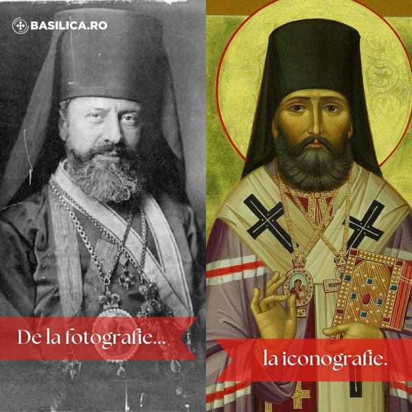 Sfântul Ierarh Rafail din Brooklyn #delafotografielaiconografie A fost primul episcop ortodox hirotonit în America de Nord. Născut pe 8 noiembrie 1860, la Beirut, și-a încheiat studiile teologice în Rusia, după care a plecat în Statele Unite în 1895. A primit în grijă Misiunea Ortodoxă Siriană din New York și, în 1904, a fost ales episcop de Brooklyn. A ctitorit Catedrala Sf. Nicolae, a înființat 30 de parohii și a fondat publicația The Word Magazine. Este pomenit în prima sâmbătă din noiembrie - foto preluat de pe www.facebook.com/basilica.ro