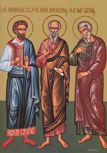 Sf. Mc. Agapie, Plisie şi Timolau († 303) - foto preluat de pe basilica.ro