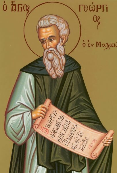 Sfântul Cuvios Gheorghe din Maleon (Secolul al IX-lea) - foto preluat de pe doxologia.ro