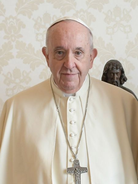 Papa Francisc în 2021 - foto preluat de pe en.wikipedia.org
