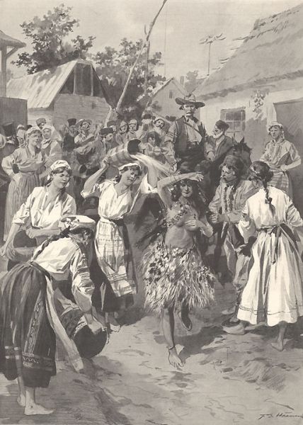 O ilustrație din 1905 a Paparudei - foto preluat de pe ro.wikipedia.org