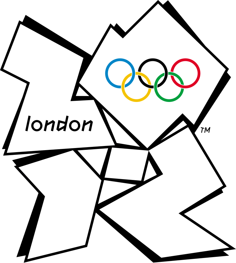 Logo-ul oficial al Jocurilor Olimpice de Vară din Londra 2012 - foto preluat de pe ro.wikipedia.org
