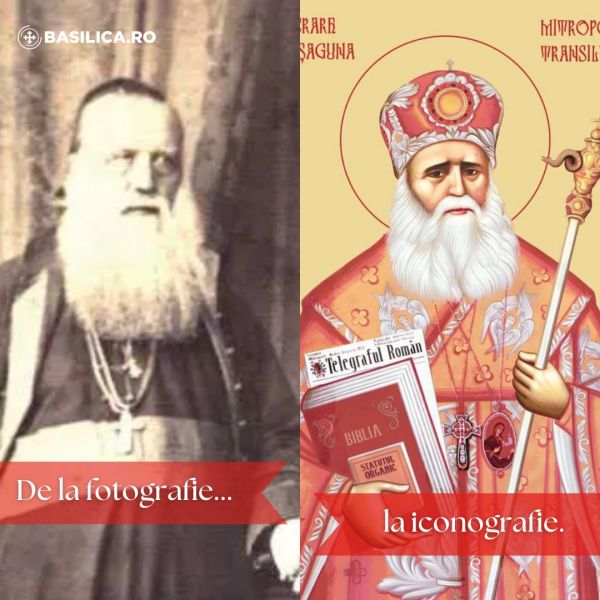 Sf. Ier. Andrei Şaguna, mitropolitul Transilvaniei (1808 - 1873) - foto preluat de pe www.facebook.com/basilica.ro