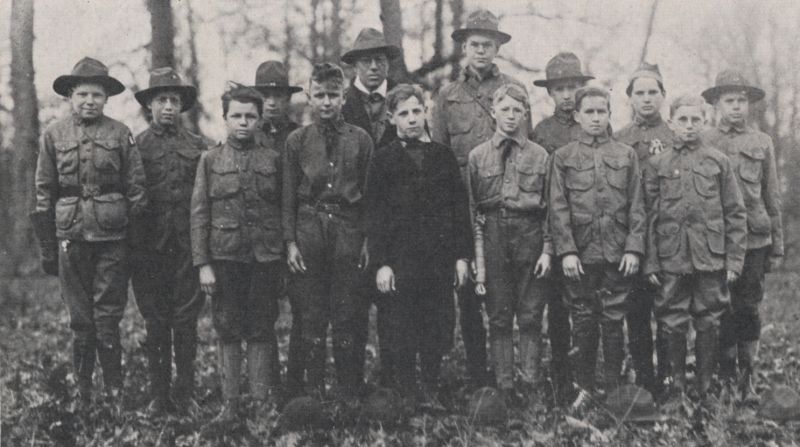 Cercetași, Trupa 10, Columbus, Ohio, 1918 - foto preluat de pe en.wikipedia.org
